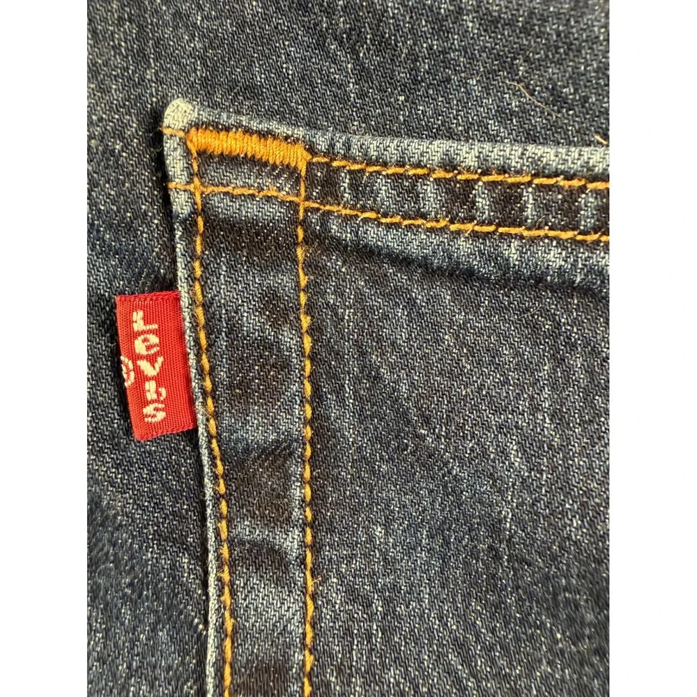 Levis 505 Jeans Mens 38x34 Regular Fit Straight Leg‎ Blue Denim Classic